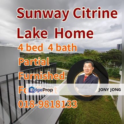 Sunway Citrine Lake Home  Double Storey for Rent, Johor, Nusajaya