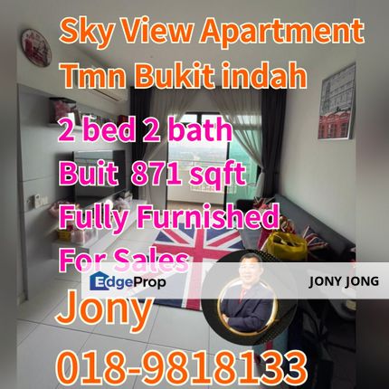 Sky View 2 bedroom for Sales, Johor, Bukit Indah