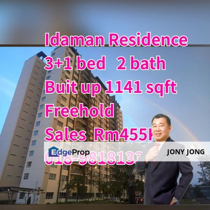 Idaman Residence 3+1 bedroom for Sales, Johor, Nusajaya