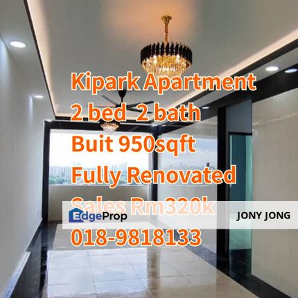 Kipark Apartment 2 bedroom for Sales, Johor, Tampoi