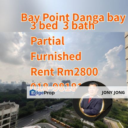 Dangabay Bay Point 3 bedroom for Rent, Johor, Johor Bahru