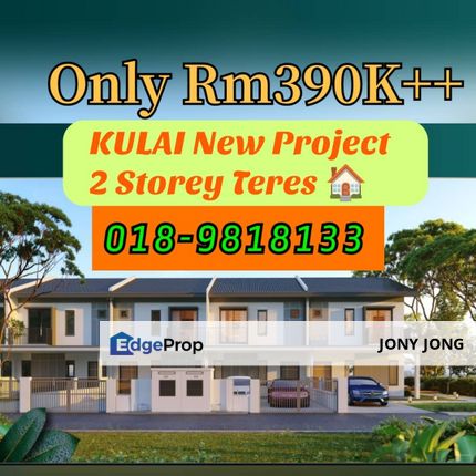 Double Storey Terrace House for Sales, Johor, Kulai