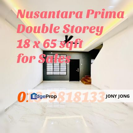 Double Storey Terrace House for Sales, Johor, Nusajaya