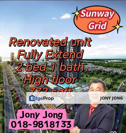 Sunway Grid Residence 2 bedroom for Sales, Johor, 