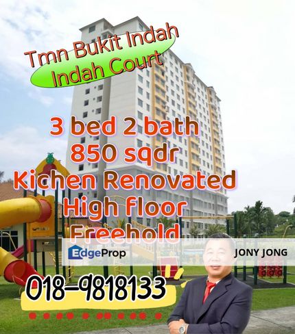 Indah Court Apartment for Sales, Johor, Bukit Indah