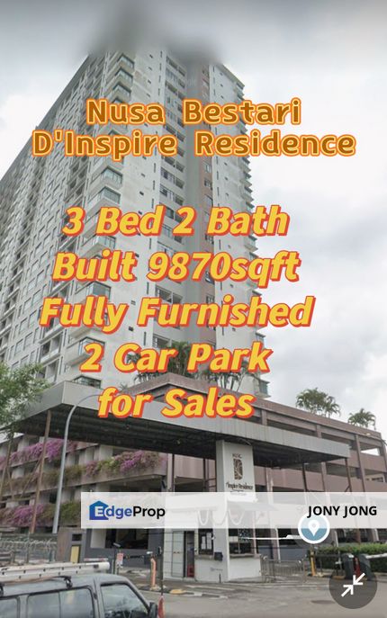 D'Inspire Residence 3 bedroom for Sales, Johor, Skudai