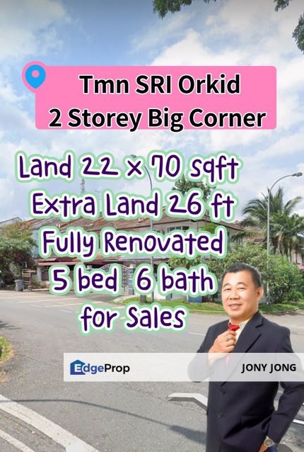 Double Storey Terrace Corner lot for saler, Johor, Skudai