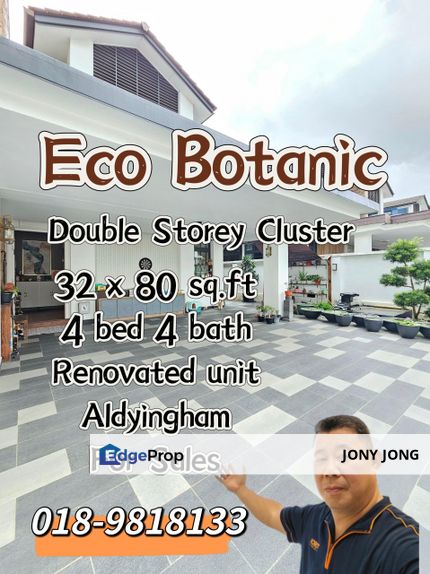 Double Storey Cluster House for Sales, Johor, Nusajaya