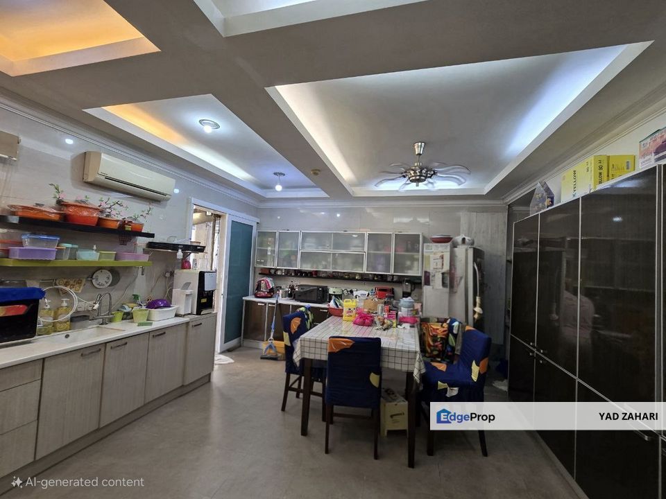 Taman Mutiara Indah 2, Puchong | Double Storey Terrace 4+1 Rooms | RM1.05M - Spacious Porch, Renovated and Extended with Approval & Gated Guarded, Selangor, Puchong