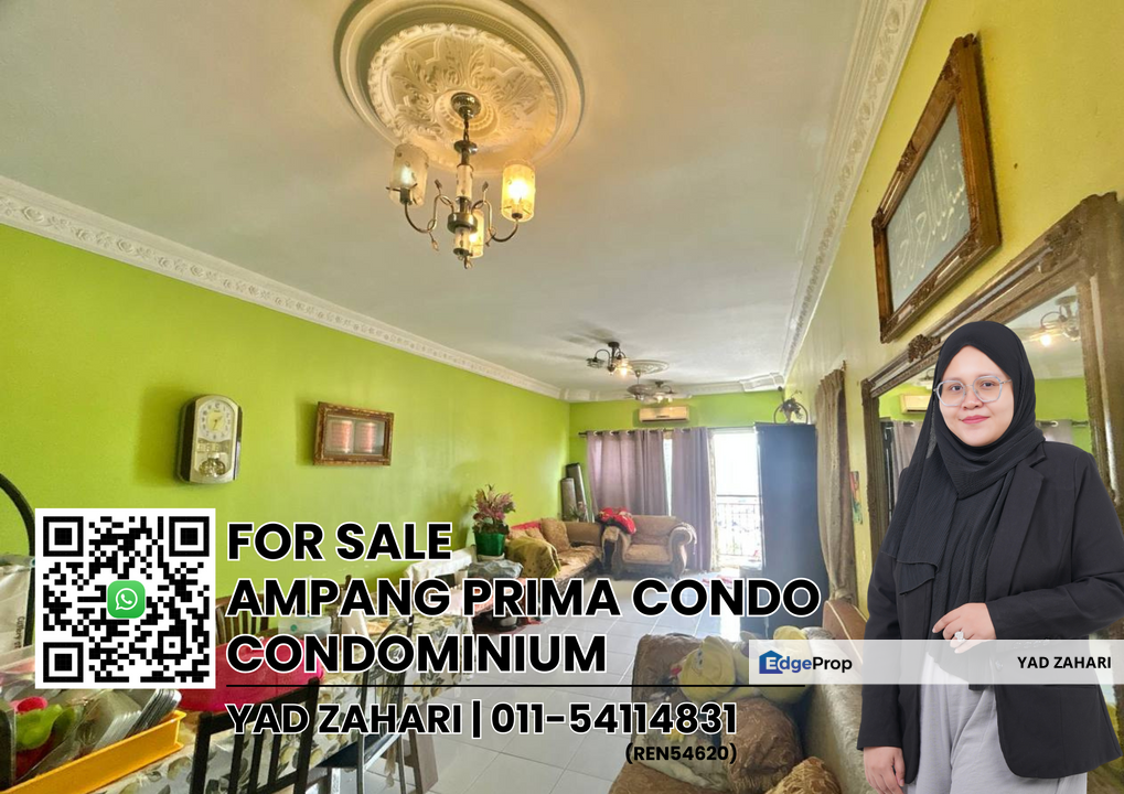 Ampang Prima Condominium, Ampang | RM390K - Near LRT and Easy Access to KL Centre, Selangor, Ampang