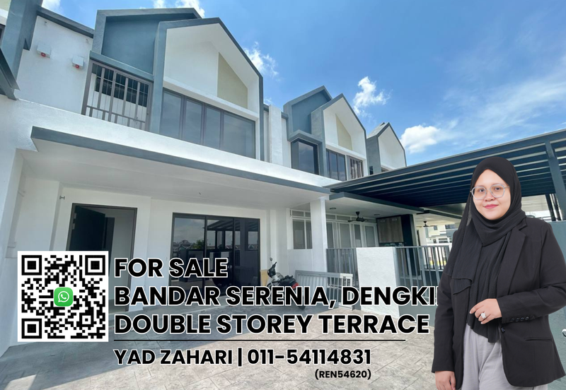Serenia (Type Anira), Sepang | Double Storey Terrace 4 Bedrooms | RM790K - Facing Open, New Unit & Freehold Individual Title