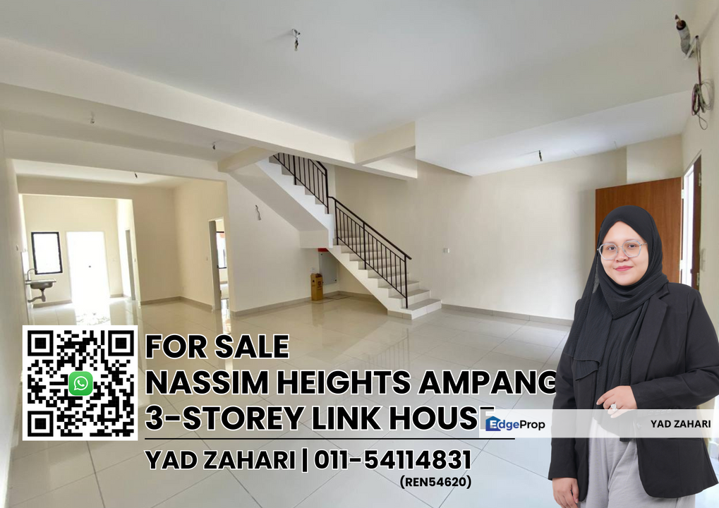 Nassim Heights, Ampang | 3-Storey Link 5 Bedrooms | RM1.2M - Strategic Location & Exclusive Private Road , Kuala Lumpur, Ampang