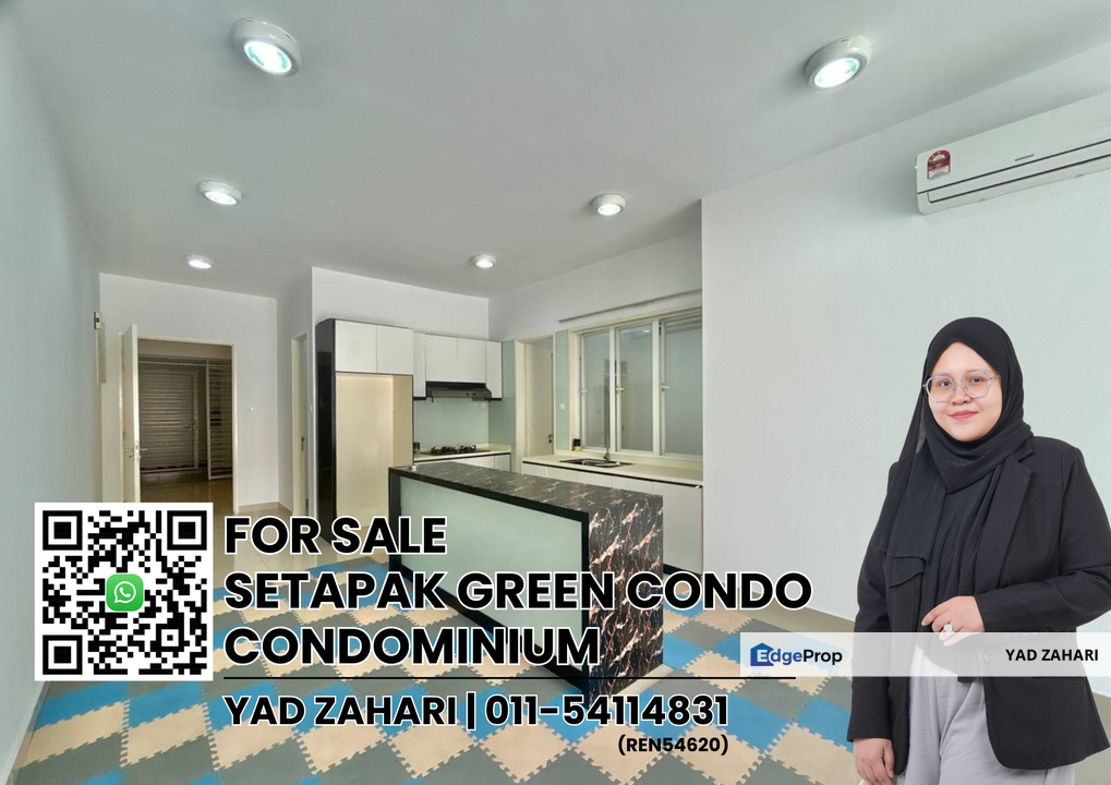 Setapak Green, Kuala Lumpur | RM590K - Unit Near Lift, Spacious and Semi Furnished, Kuala Lumpur, Setapak