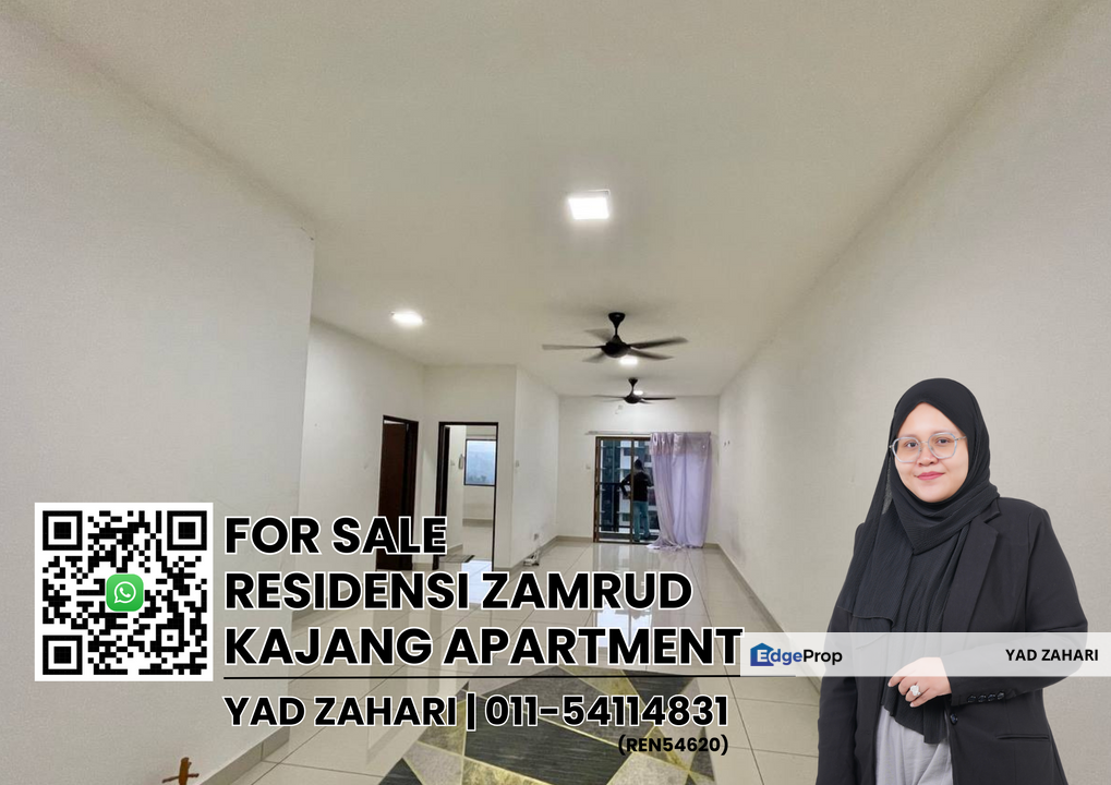 Residensi Zamrud, Kajang | RM330K - Corner Unit, Semi Furnished, Freehold and Facing Pool, Selangor, Kajang