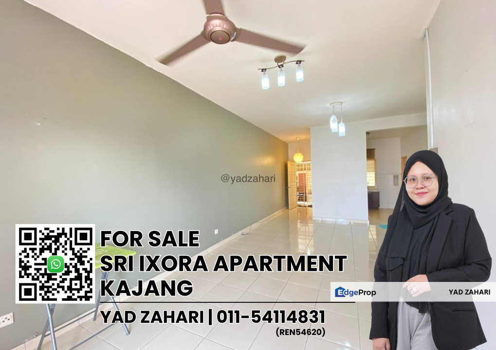 Sri Ixora Apartment, Kajang | RM300K - Freehold With Strata Ready And Semi Furnished Unit , Selangor, Kajang