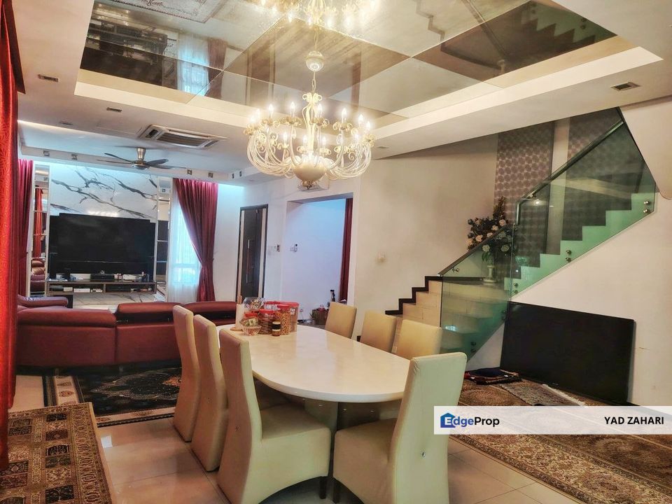Kota Harmoni, Shah Alam | 3-Storey Semi-D 6 Bedrooms | RM1.85M - Fully Renovated, Huge Porch and Kitchen & with Alarm System, Selangor, Shah Alam