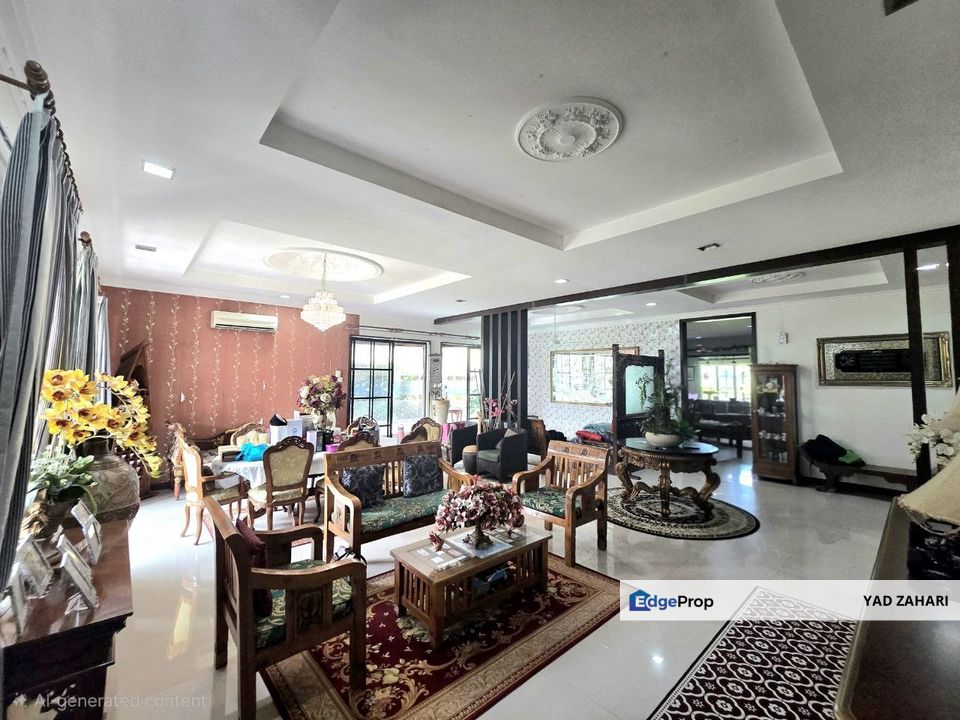 U10 Bandar Nusa Rhu, Shah Alam | 2-Storey Semi D 6 Bedrooms | RM1.4M - Extended Kitchen, Furnished with Kitchen Cabinet and Autogate, Selangor, Shah Alam