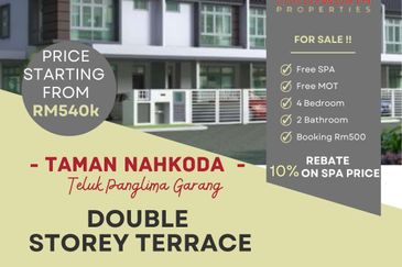 [NEW PROJECT] SINGLE/DOUBLE STOREY @ TELOK PANGLIMA GARANG