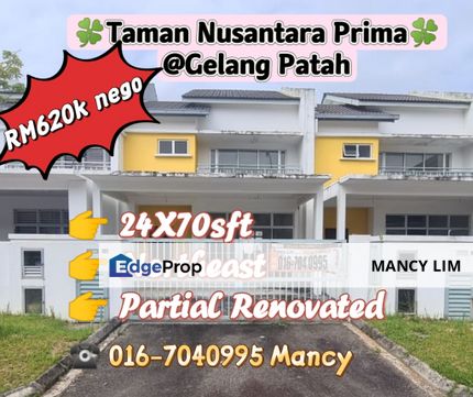 🍀Nusantara Prima 24X70🍀, Johor, Nusajaya