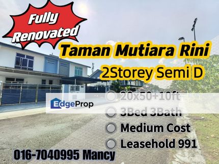 🍀2Storey Semi D Mutiara Rini🍀, Johor, Skudai