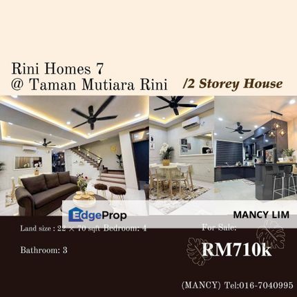 ☘️Taman Mutiara Rini @Rini Home 7 Bumilot and Consent eligible for non bumi☘️, Johor, Skudai