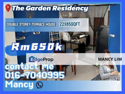 The Garden Residency 2Storey with Renovation @Jln Lembah, Johor, Masai