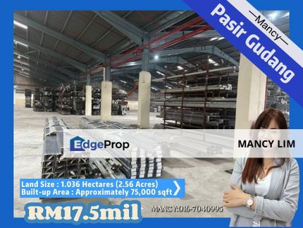 ☘️Kwasasan Perindustrian Pasir Gudang @Medium Industrial Leasehold 2057☘️, Johor, Pasir Gudang