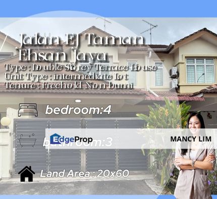 ☘️Taman Ehsan Jaya 2Storey with Renovated House☘️, Johor, Johor Bahru