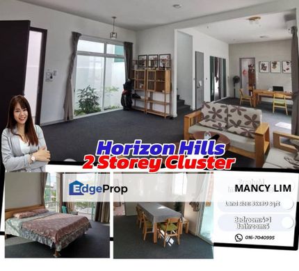 ☘️The Cove Horizon Hills 2Storey Cluster ☘️, Johor, 