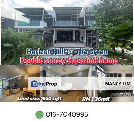 Horizon Hills The Green Double Storey Superlink Terrace House, Johor, 