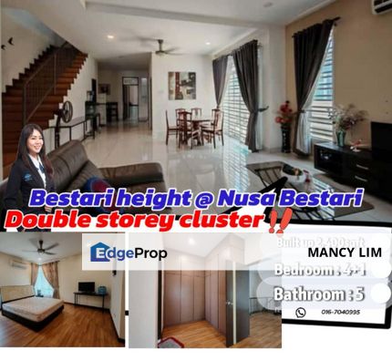 ☘️Nusa Bestari Height Cluster with Renovation House☘️, Johor, Johor Bahru