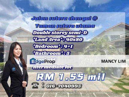 ☘️Taman Sutera Chengal 2Storey Semi D with Renovation☘️, Johor, Skudai