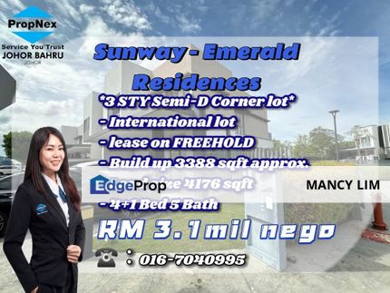 ☘️Sunway Emerald Residence Bungalow House☘️, Johor, 