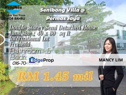 ☘️Senibong Villa @Semi D Permas Jaya☘️, Johor, Masai