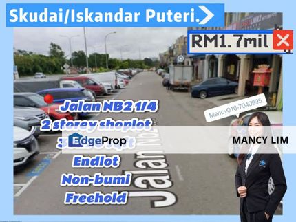 Taman Nusa Bestari Double Storey Shoplot For Sale, Johor, 