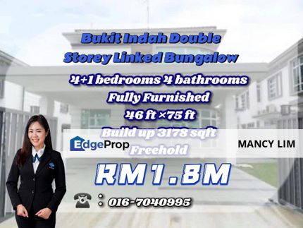 Bukit Indah Double Storey Link Bungalow, Johor, Bukit Indah