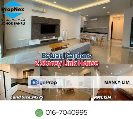 Estuari Garden Garden Double Storey Link House , Johor, Nusajaya