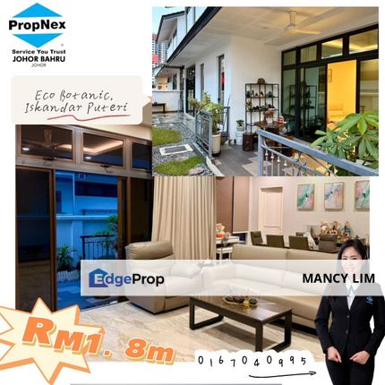 Eco Botanic Feather Stone Double Storey Cluster House with Renovation , Johor, Nusajaya