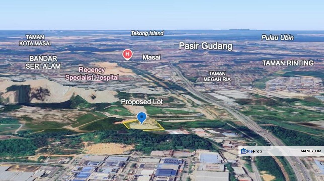 Taman Plentong Freehold Industrial Land For Sale, Johor, Masai