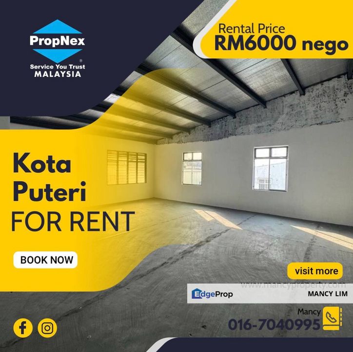 Taman Perindustrian Kota Puteri Light Industrial Factory , Johor, Masai