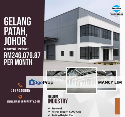 I-Tech Valley Musajaya Medium Industrial with Dock Levellers, Johor, Nusajaya