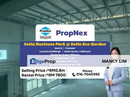 Setia Business Park Gelang Patah Semi Detached Light Industrial Factory, Johor, Gelang Patah