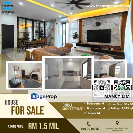 Eco Botanic Double Storey Fully Renovated House, Johor, Nusajaya