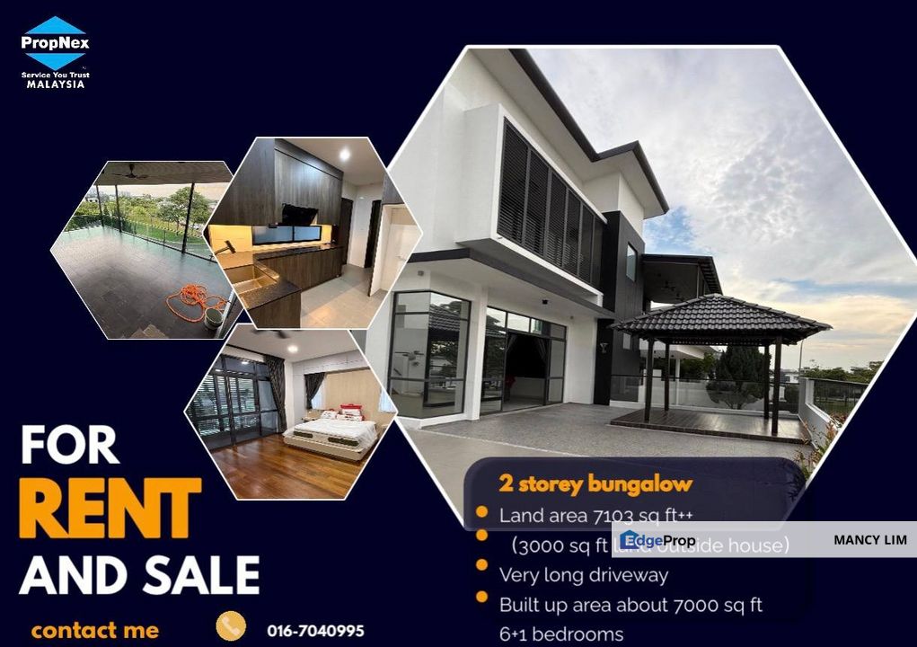 The Hills Horizon Hill Bungalow at Jalan Anjung Super Big House for rent & sale , Johor, Nusajaya