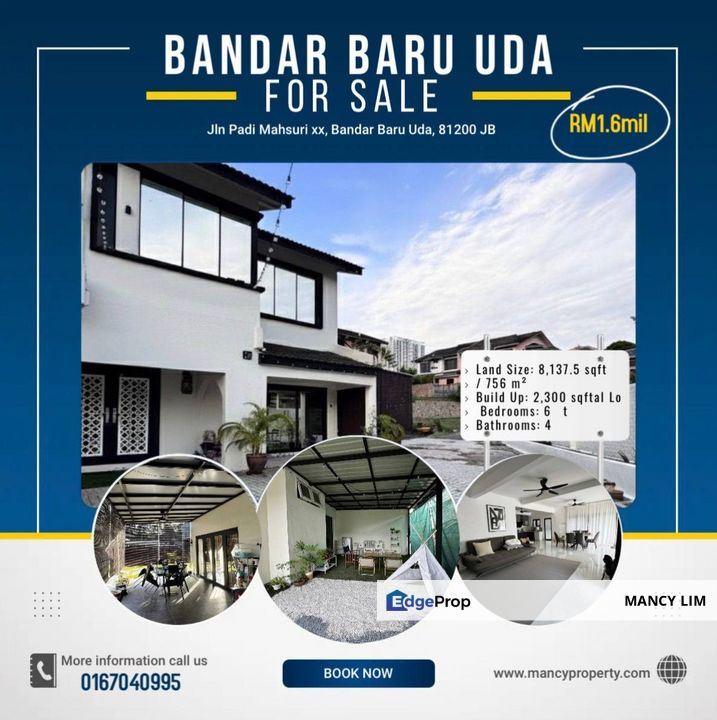 Bandar Uda Utama Semi Detached Fully Renovated, Johor, Skudai