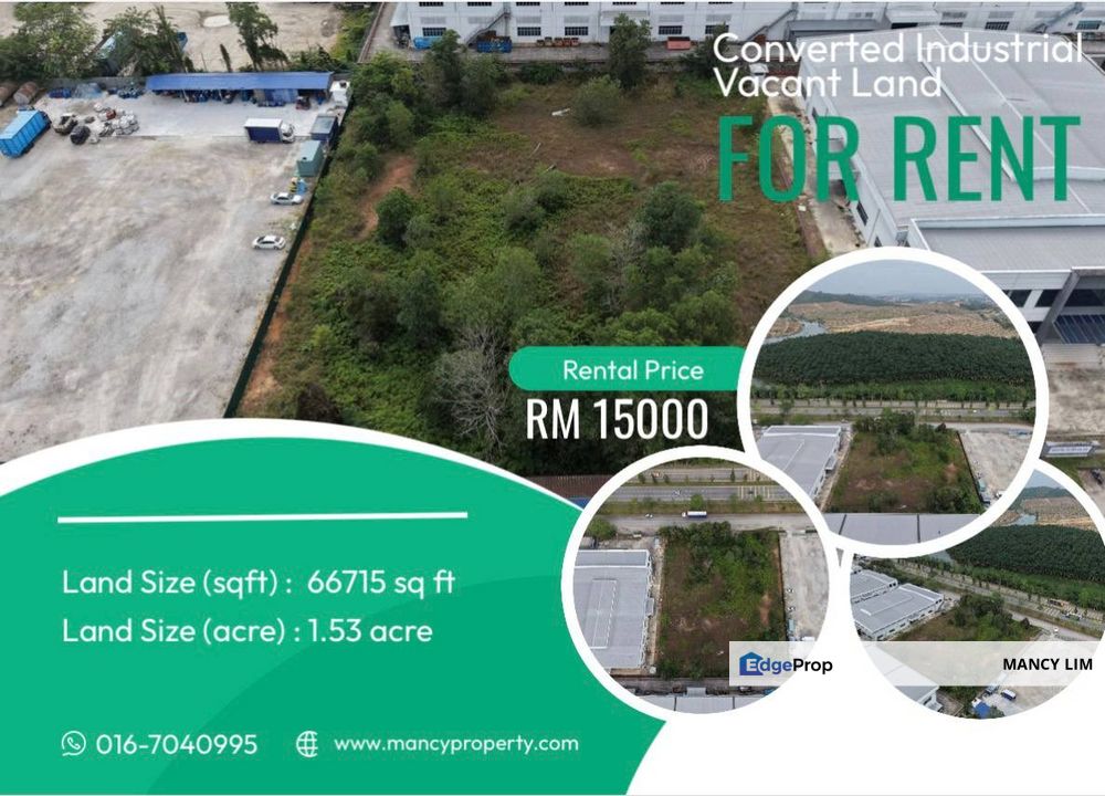 Perindustrian Kulai Light Industrial Land For Rent, Johor, Kulai