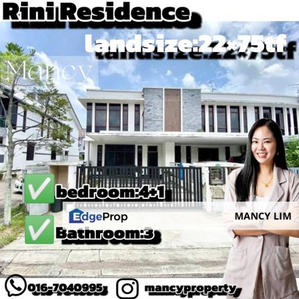 ☘️Rini Residence with Fully Renovated and extend 2 Mezzanine Room☘️, Johor, Skudai