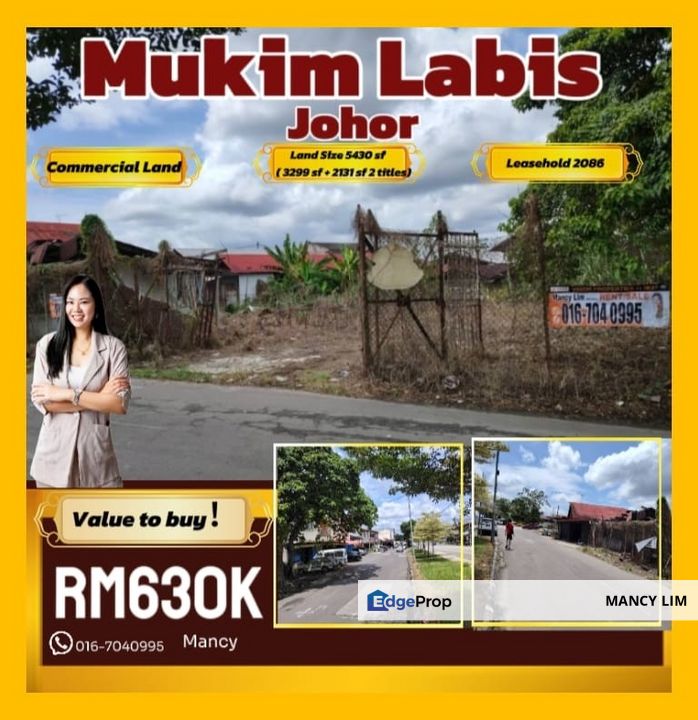 ☘️Labis Commercial Shoplot Land☘️, Johor, Labis