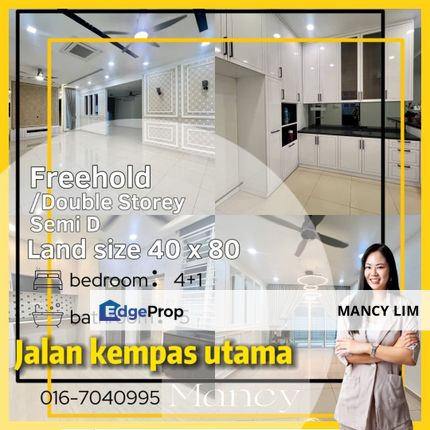 ☘️Taman Kempas Utama Semi D with Fully Renovated☘️, Johor, Johor Bahru