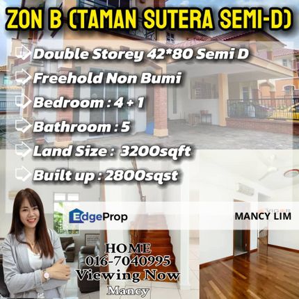 ☘️Taman Sutera @Jln Jingga Semi D☘️Renovated House, Johor, Johor Bahru